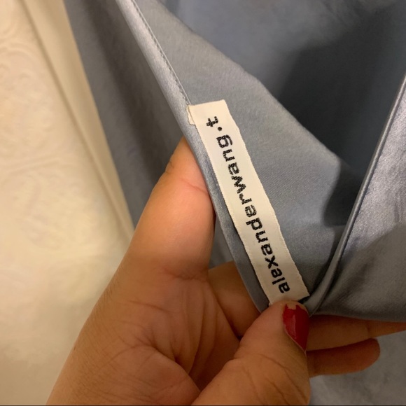 Alexander Wang Wash’n’Go blue halter - Picture 4 of 5